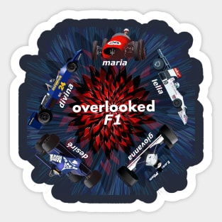 Overlooked F1 - Double Flower Five Sticker